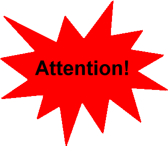 Attention image animee